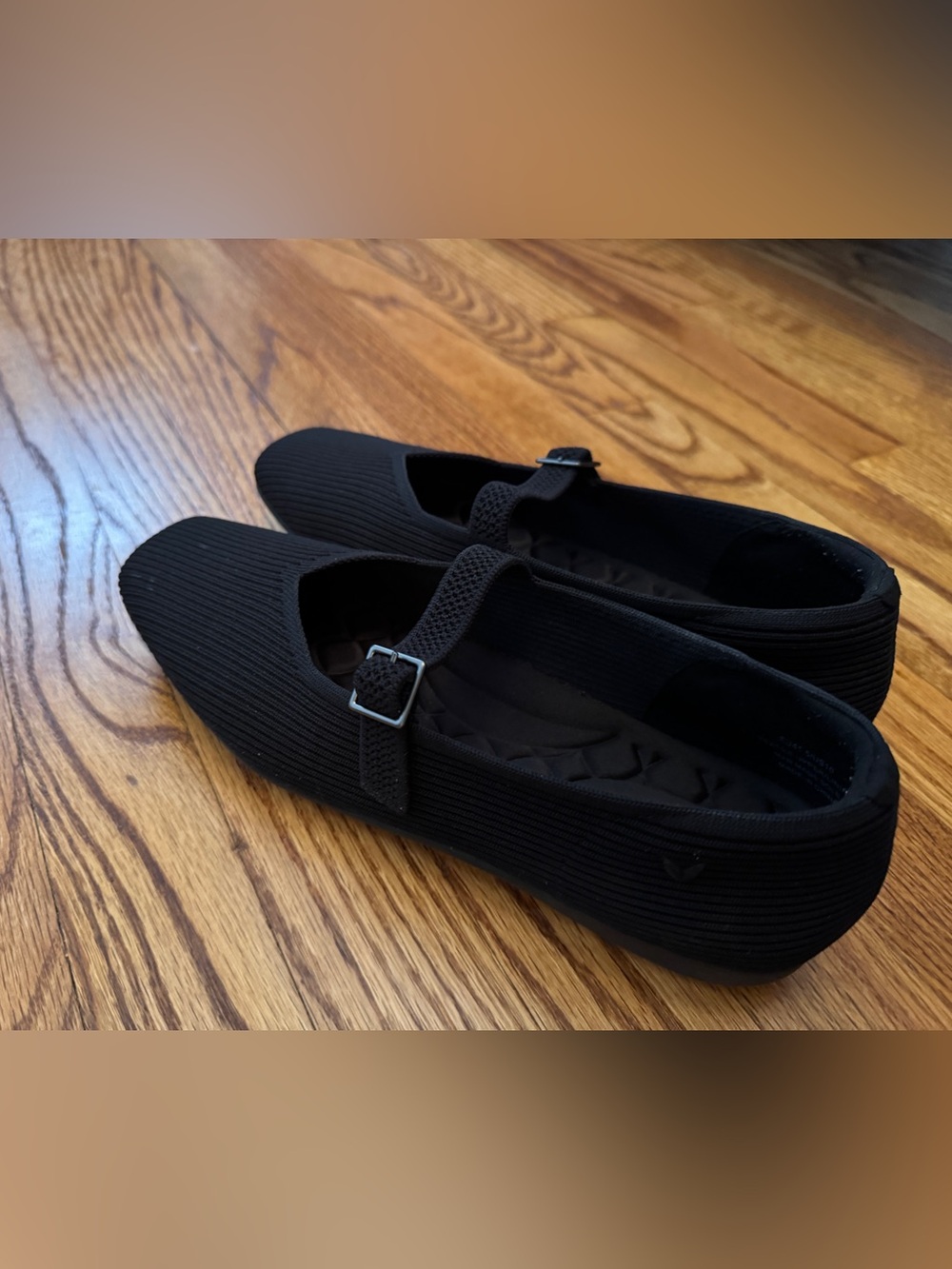 Vivaia Lightweight Square-Toe Mary Janes (Margot™ Walker Mary Jane) Black
